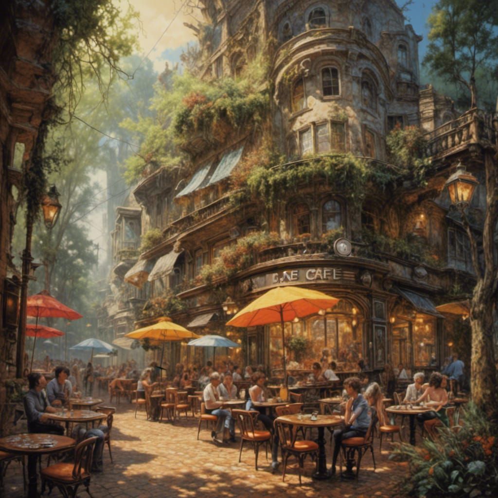 Funk Album Cover as Oil Painting