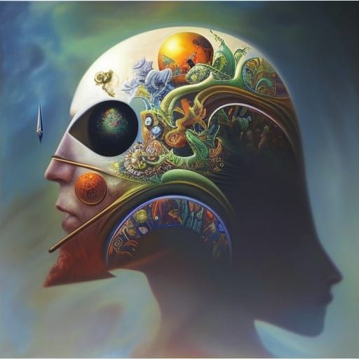 Otto Rapp's Inner Life in Gothic Fantasy Style