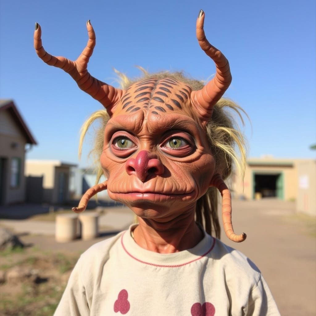 Surreal Landscape in Distorted Reality