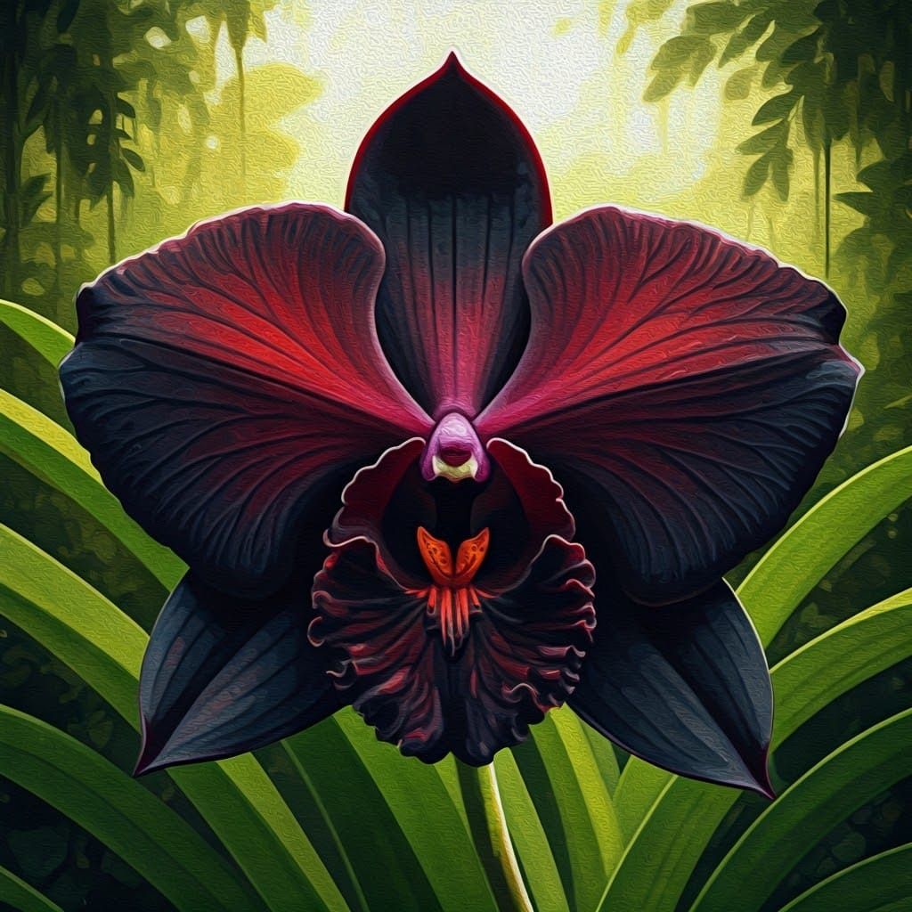 a Black Orchid from Belize