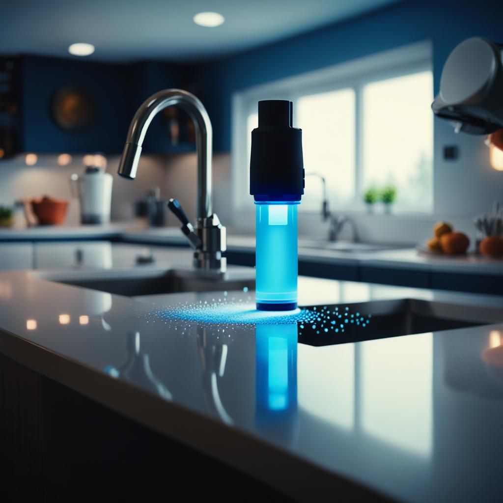 AI Spray Adapts Formula for Surfaces: Cinematic Still