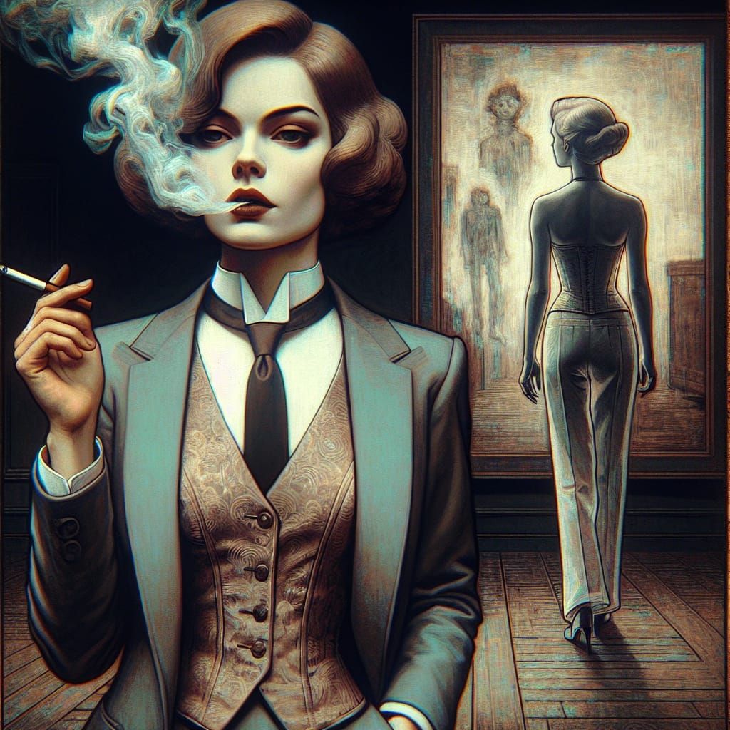The Smoking Woman