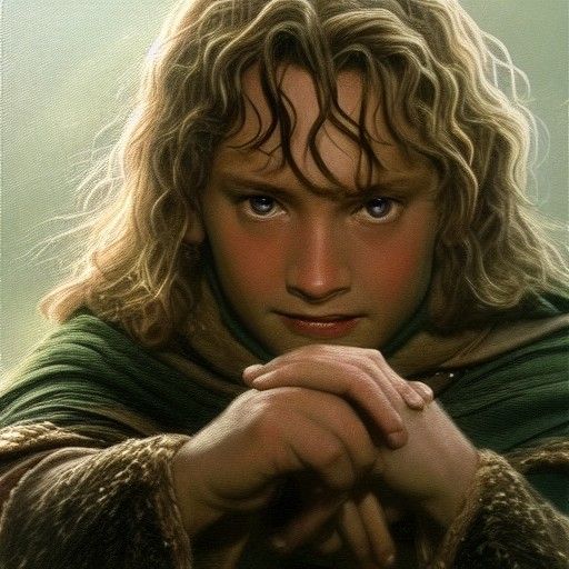 Epic Lord of the Rings Oil Painting