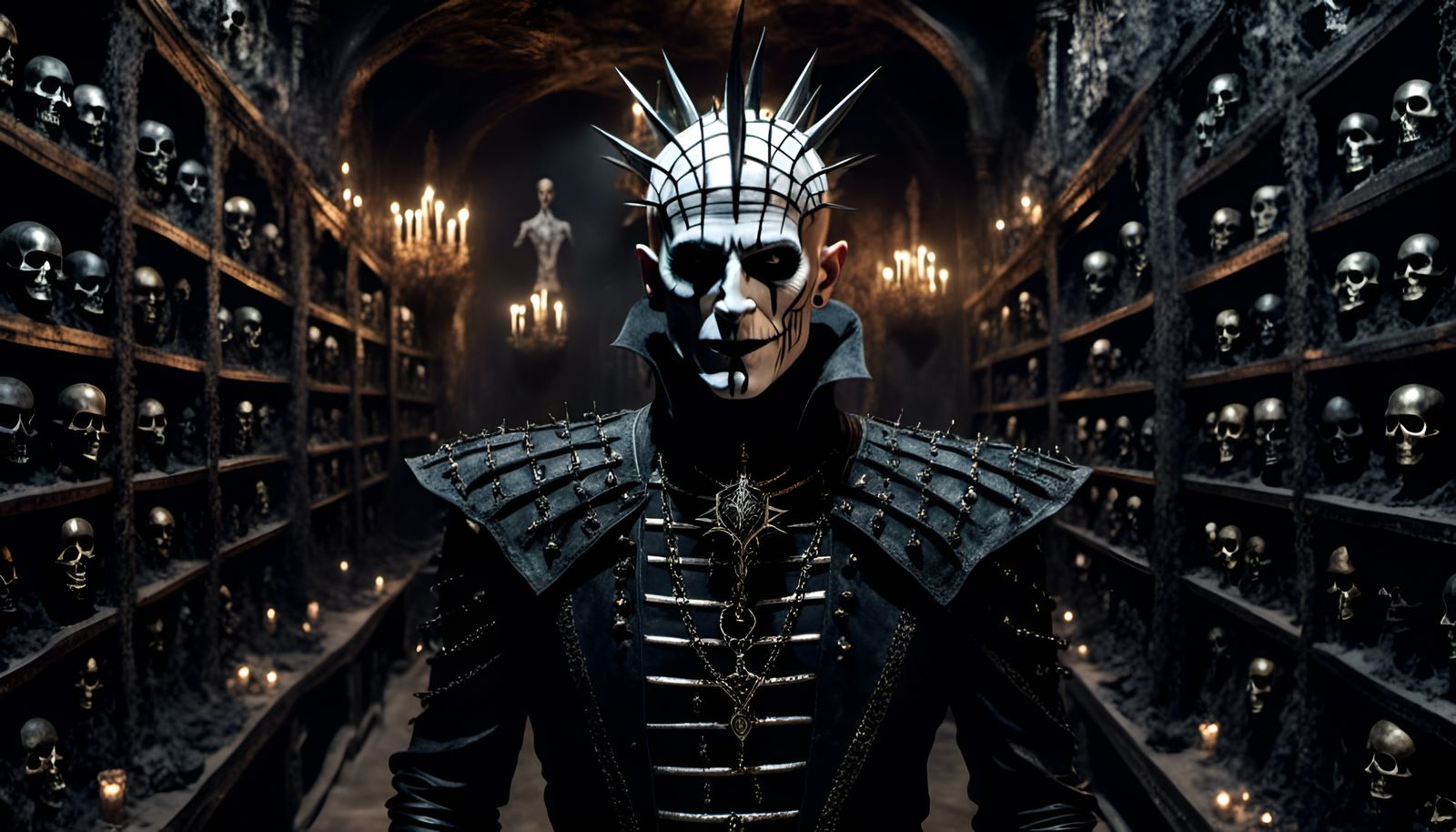 Hellraiser Movie Series Pinhead's Cousin, SpikeHead (Continued)
