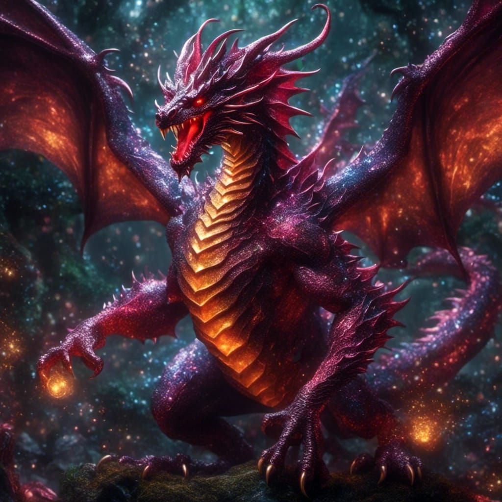 Menacing Demonic Dragon Ready to Box