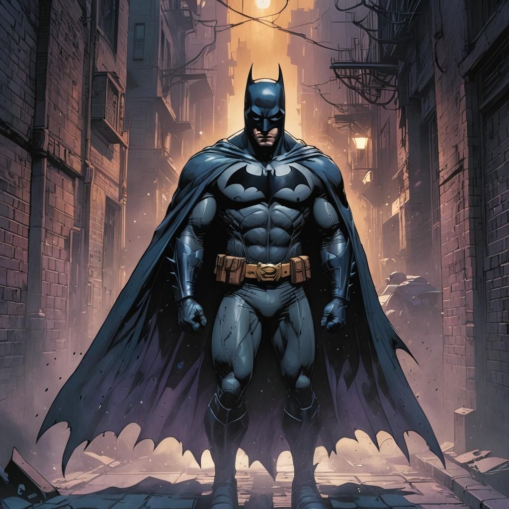 Batman and The Shadow: Comic Book Art