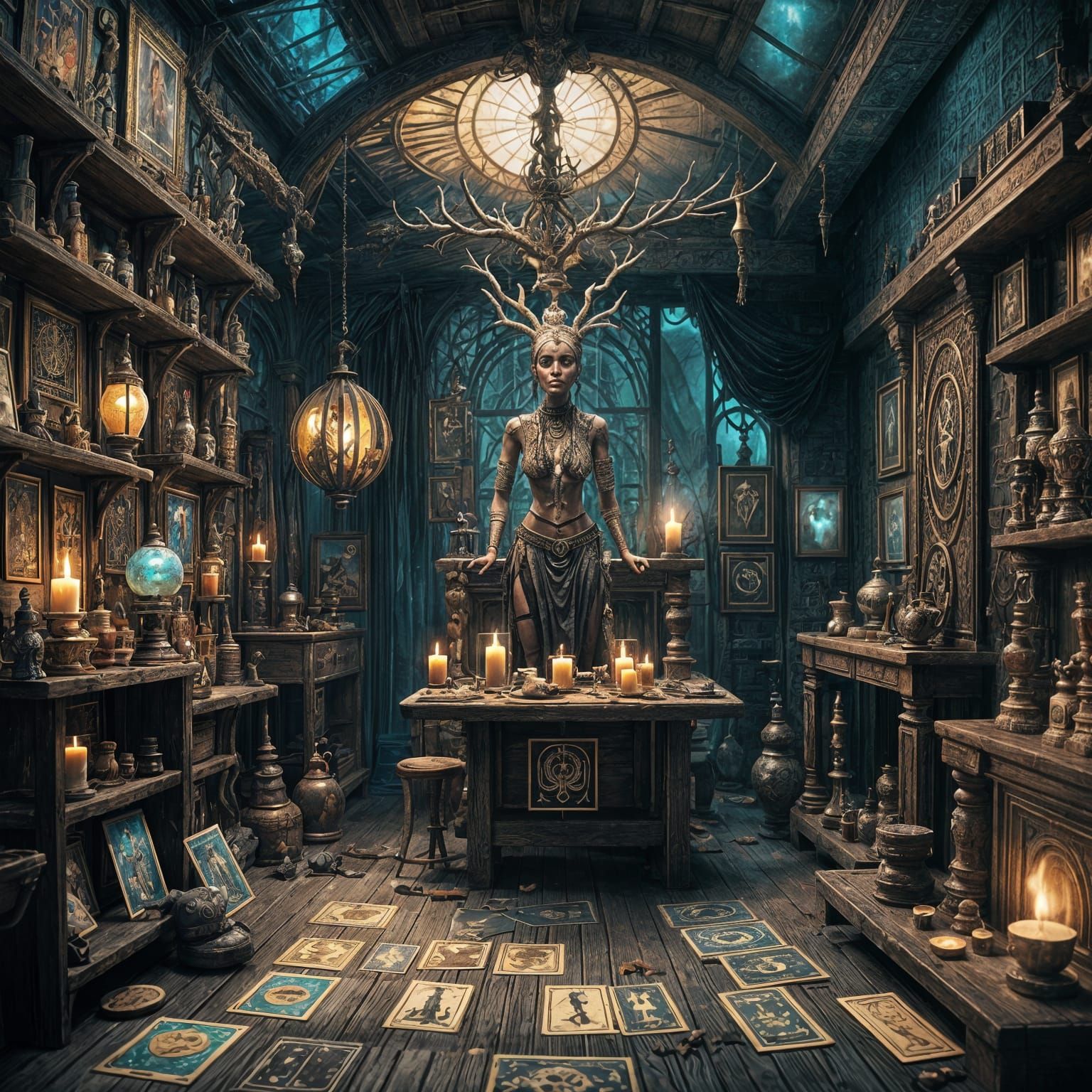 Tarot Card Reading in a Voodoo Shop