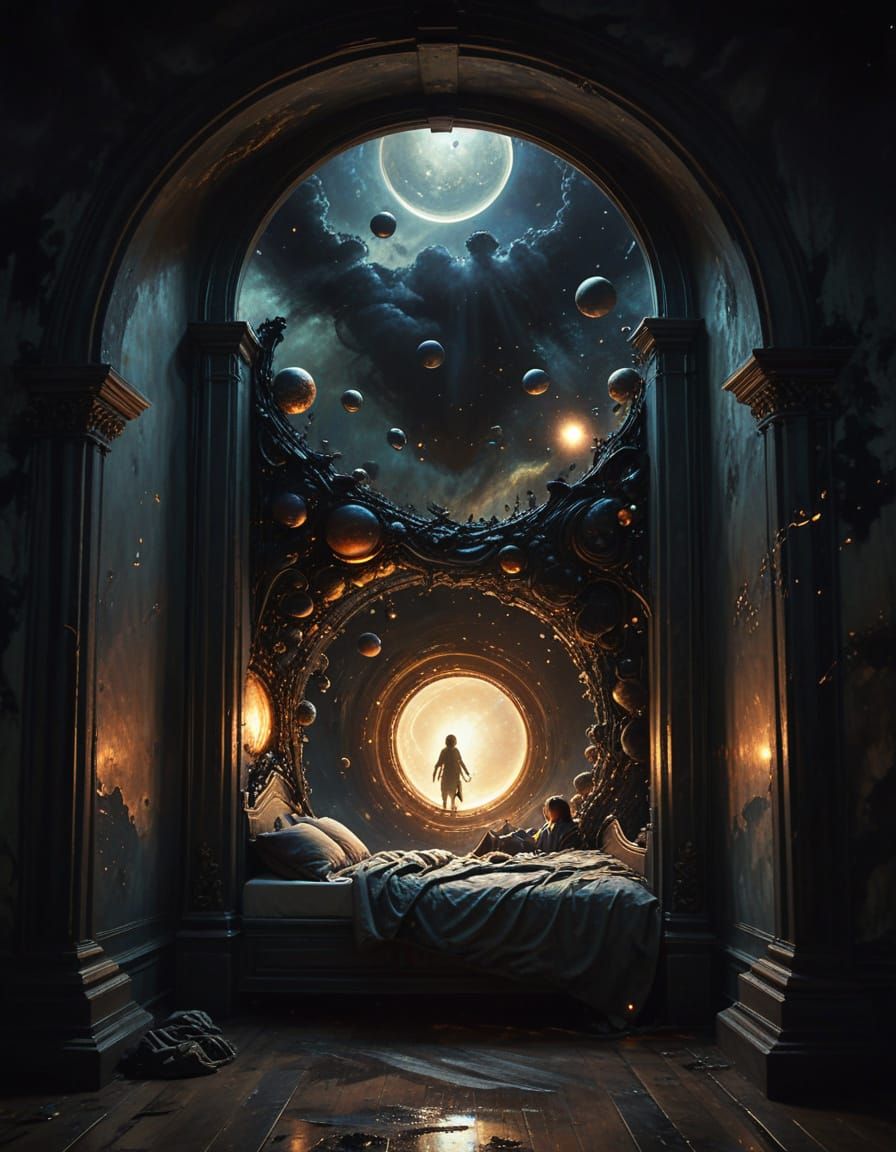 Children's Dream Portal as Impressionist Oil