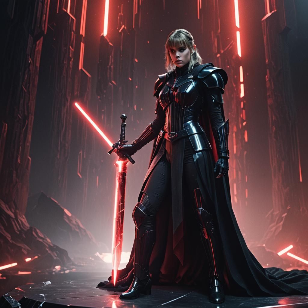 Sith Warrior on Crystal Throne, Cinematic Still