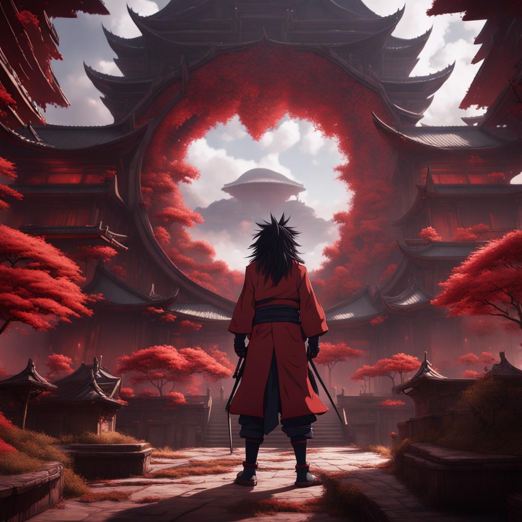 Uchiha Madara Detailed Matte Painting