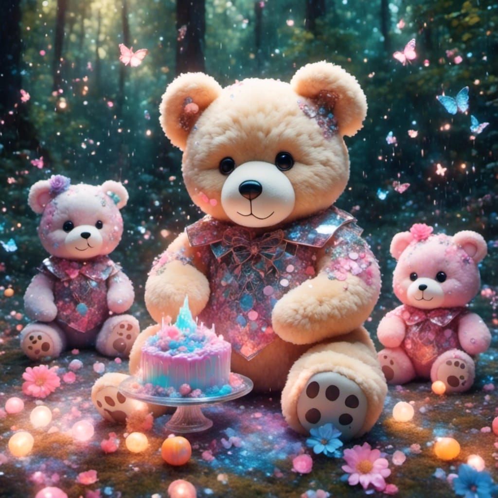 Dreamy Teddy Bear Picnic in the Dark