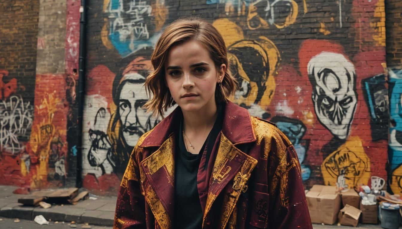 Gryffindor Rapper in London Street