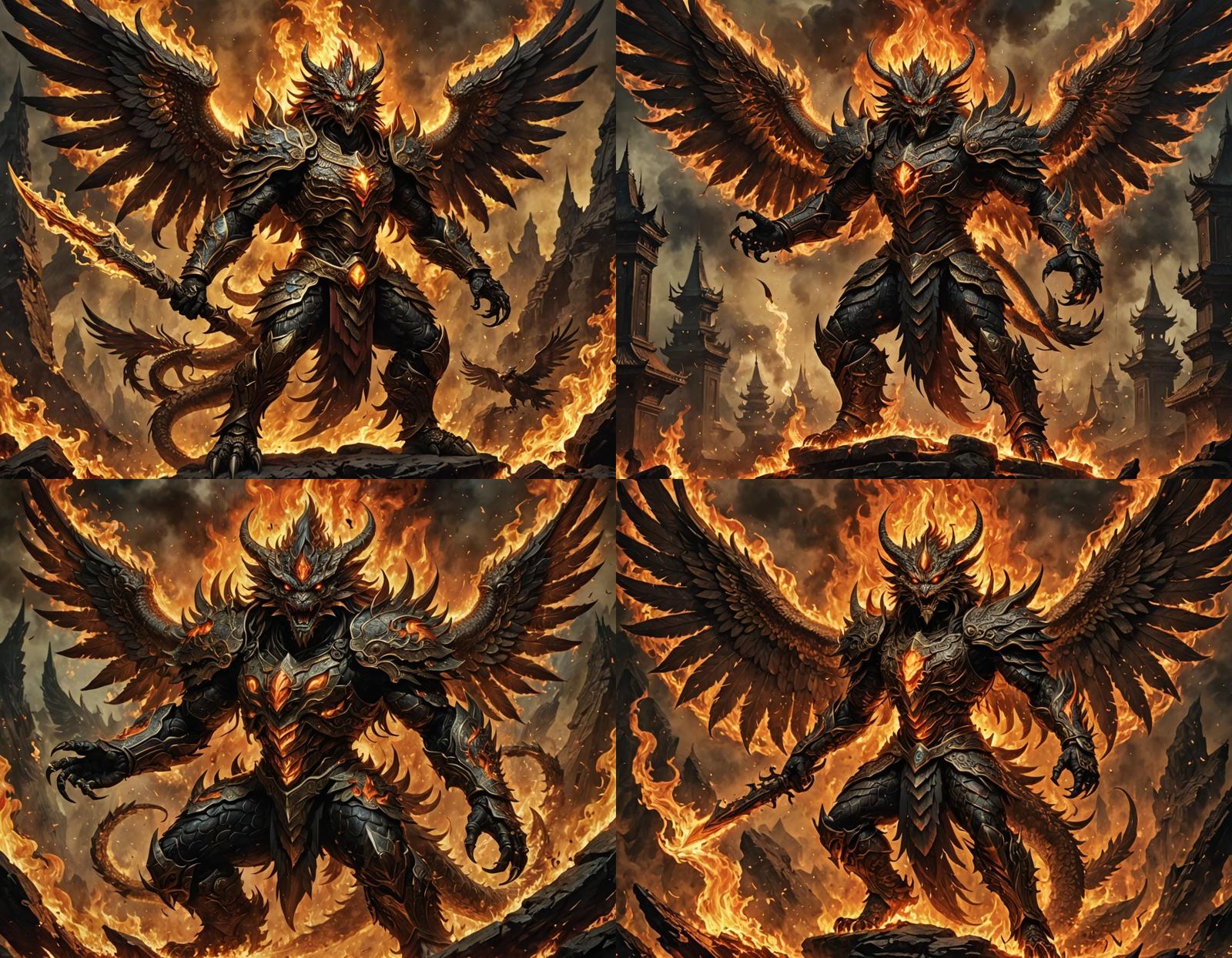 The Burning Garuda: Garuburn in Fiery Glory