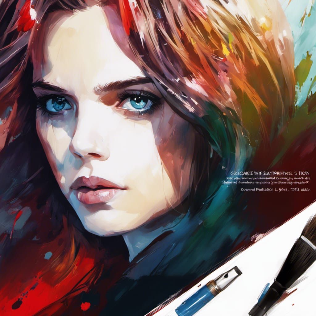 Bucky Barnes Anime Portrait with Metal Arm