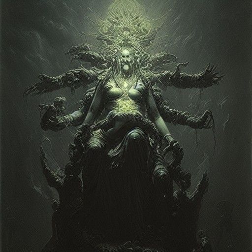 Wrathful Kali: A Dark Fantasy Goddess