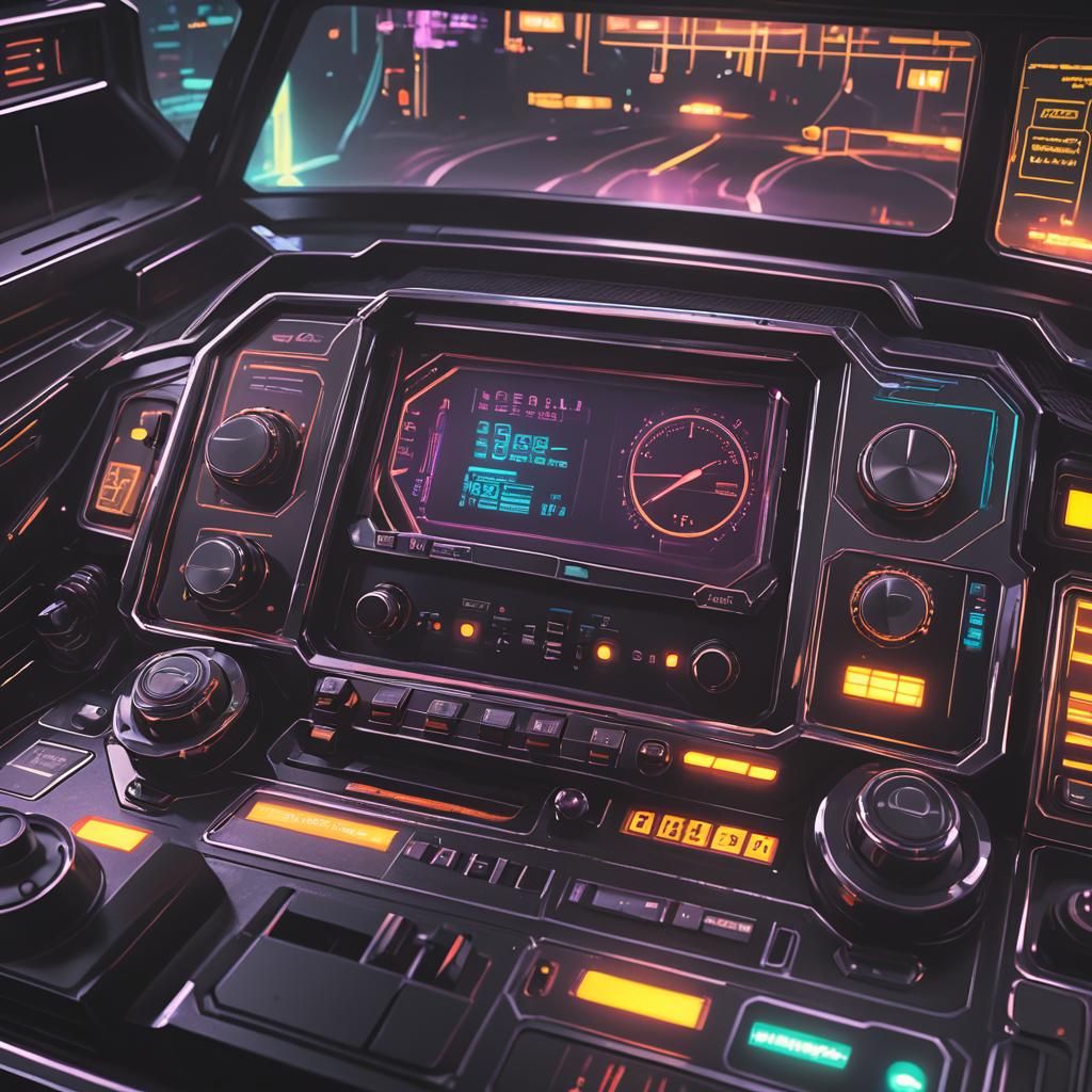 Cyberpunk Los Santos: Electric Guitar Amplifier Gauges