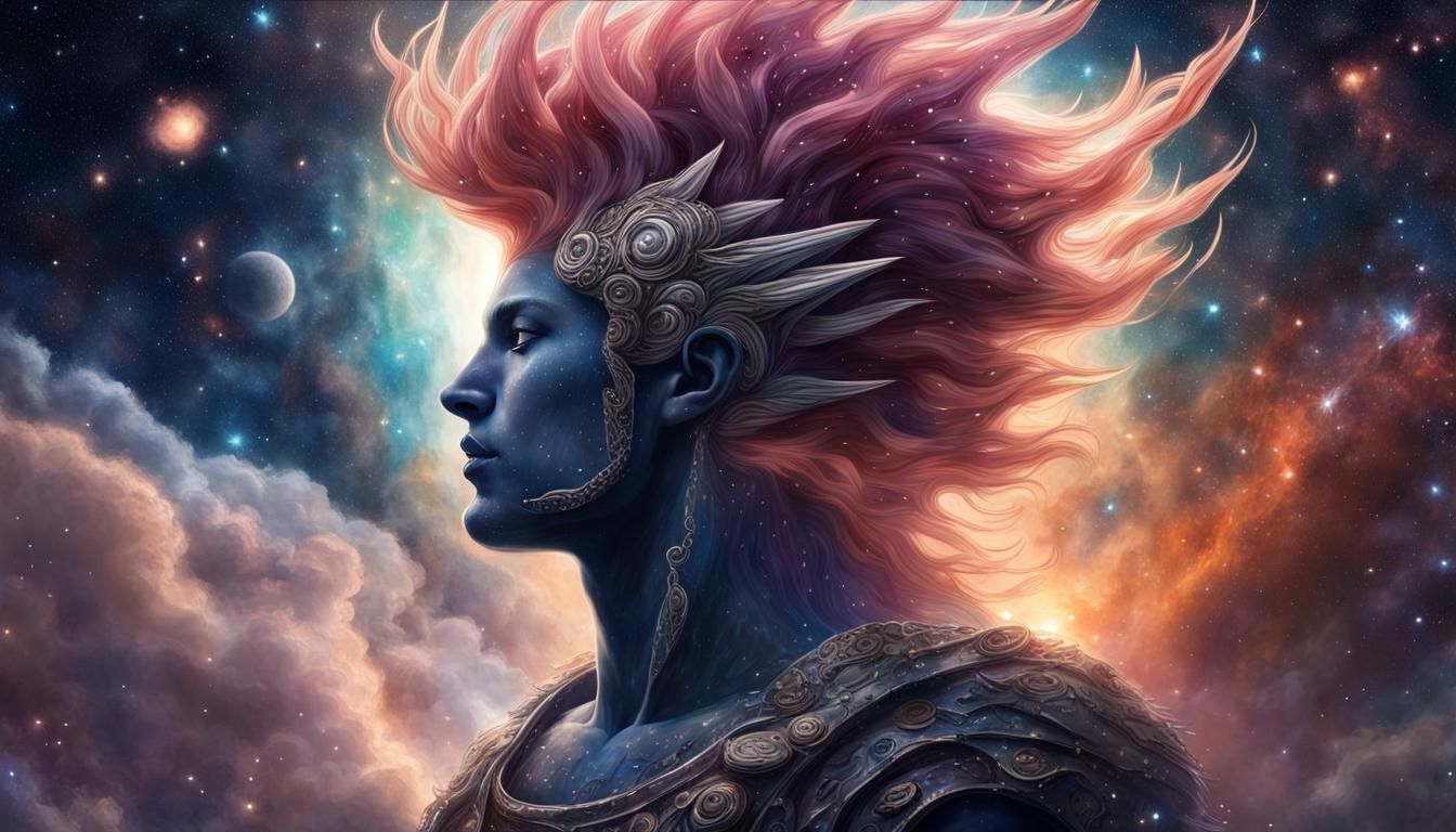 Ares in Cosmic Dreamscape Odyssey