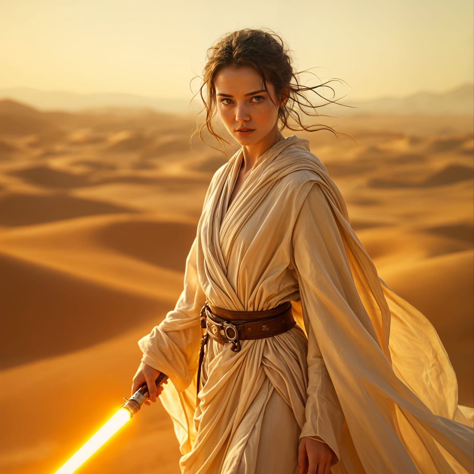 Young female Obi-Wan Kenobi