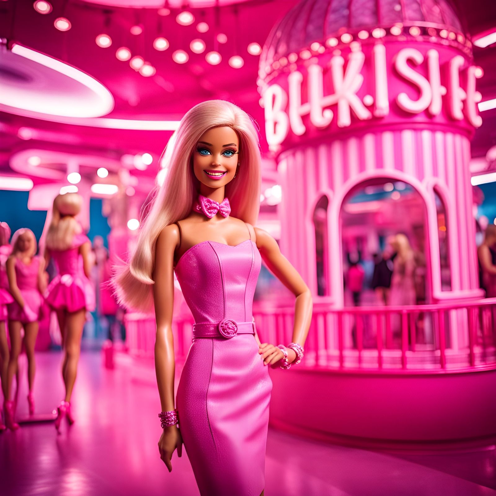 Welcome to the Barbie theme park!