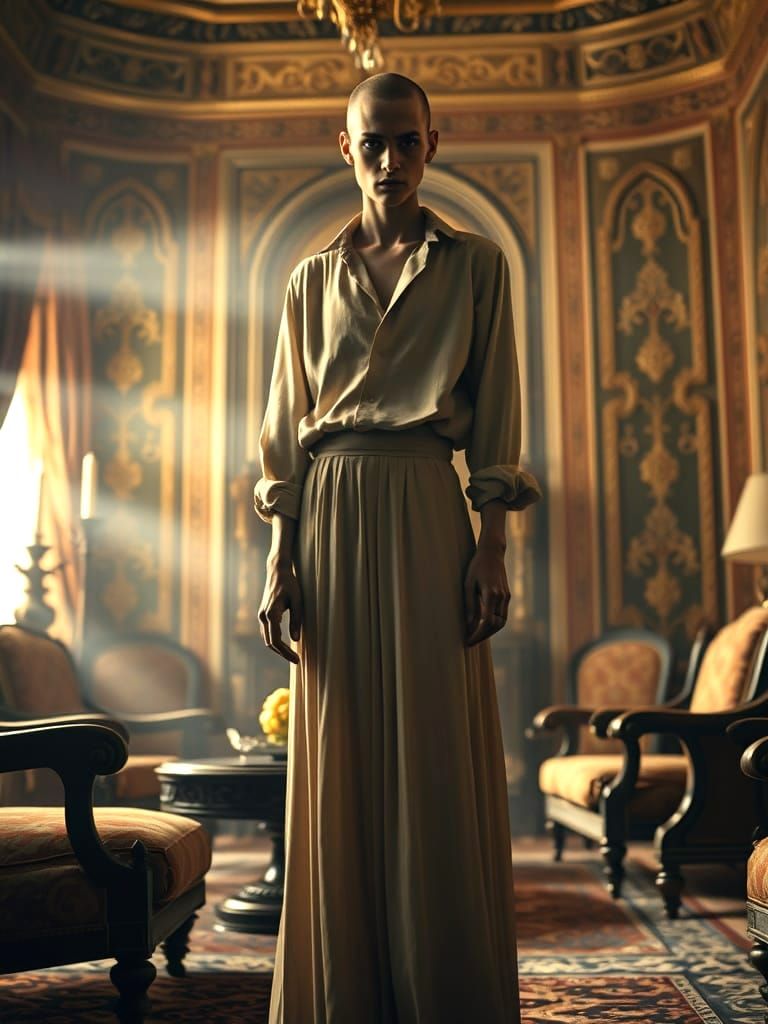 Modern Eunuch in Ottoman-Inspired Opulence