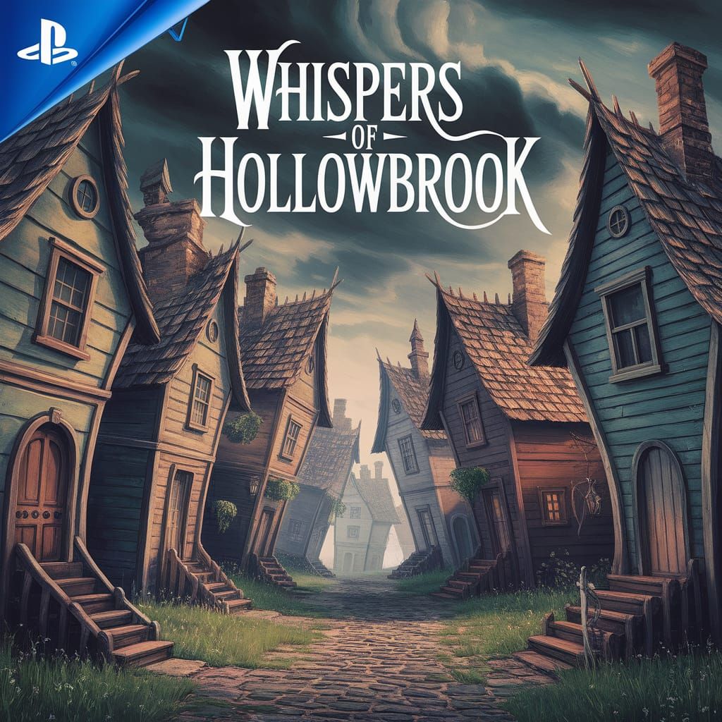 Gothic Fairytale Village: PlayStation Game Cover Art