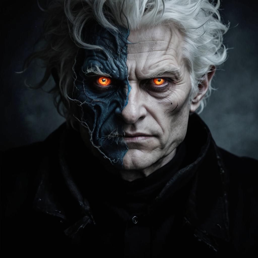 Terrifying Half-Human, Half-Demon Abomination Face