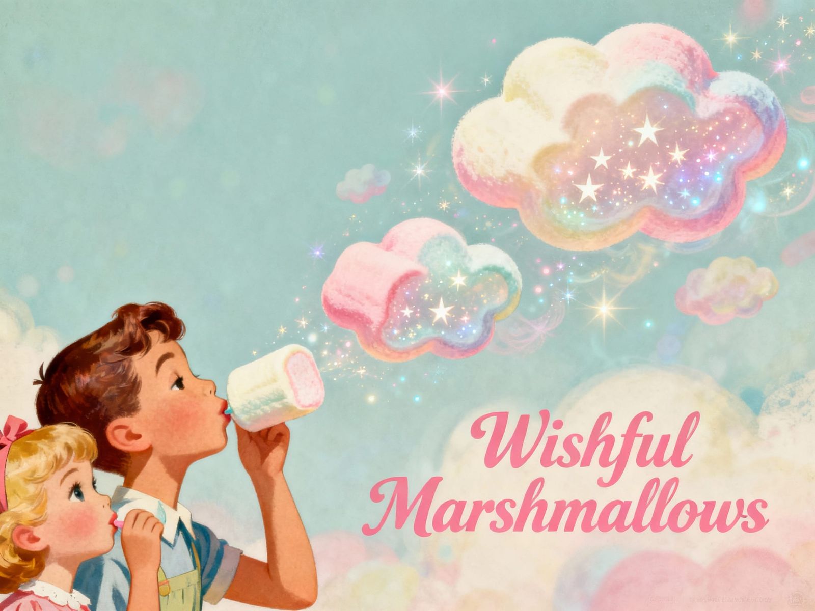 Wishful Marshmallows: 1950s Candy Ad Parody