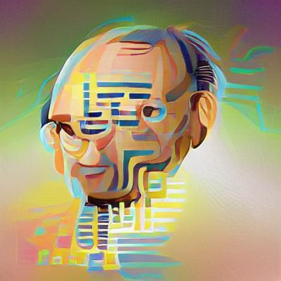 Stylized Portrait of a Man in Digital Painting Style