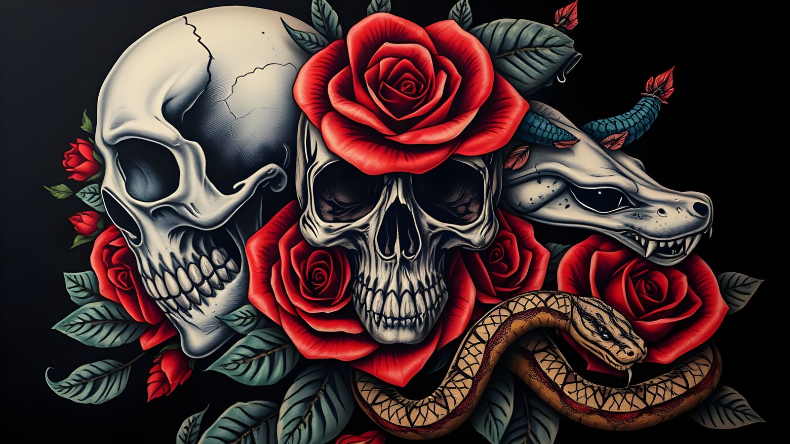 Bold Tattoo Designs: Traditional Style Illustrations