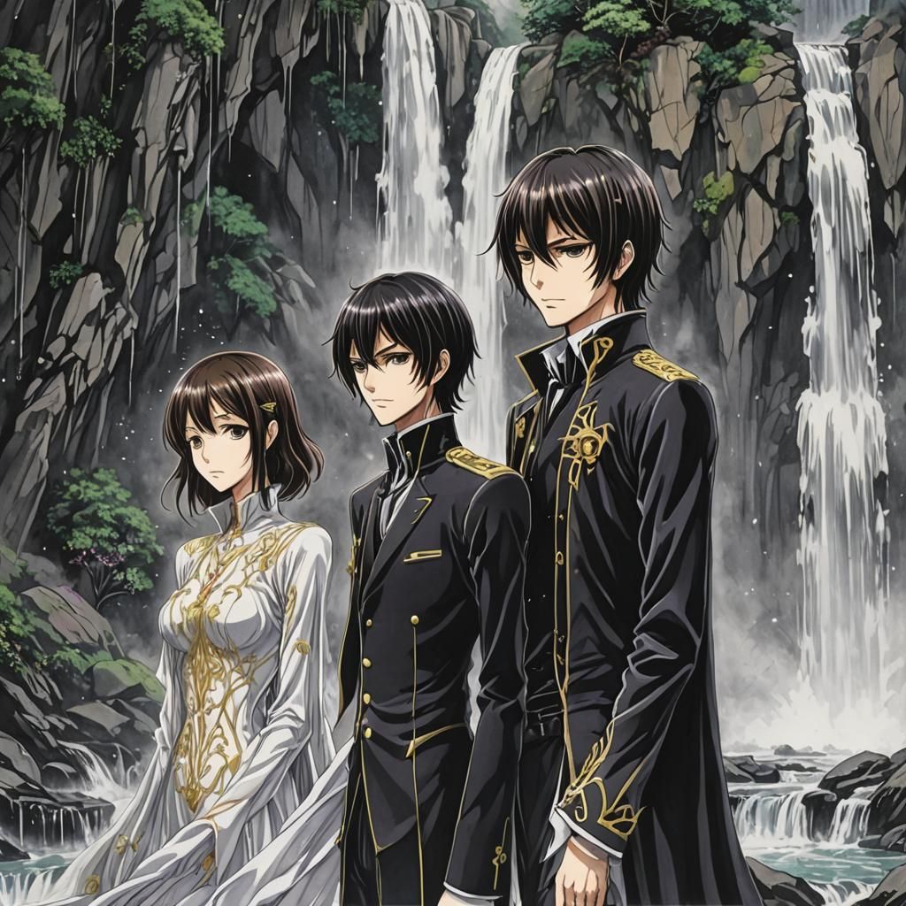 Lelouch Lamperouge, in front of
Sparkling Waterfalls
Ink and...