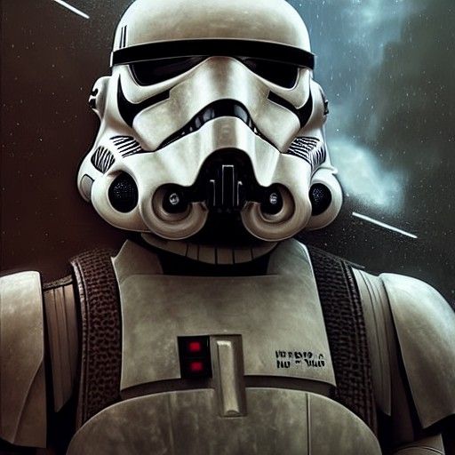 Futuristic Stormtroopers as Matte Painting in 8K