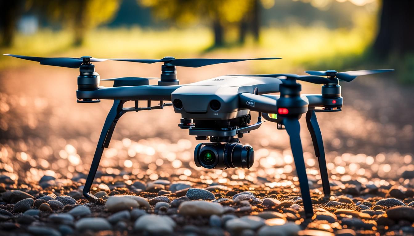 TB2 Drone Professional Photography with Bokeh