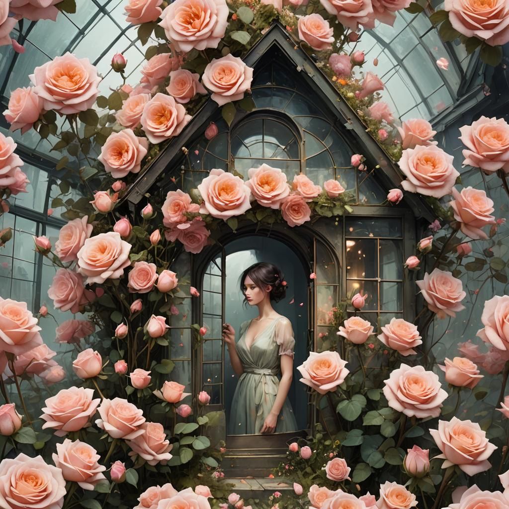 Rose Flowerhouse in Spring: A Floral Masterpiece