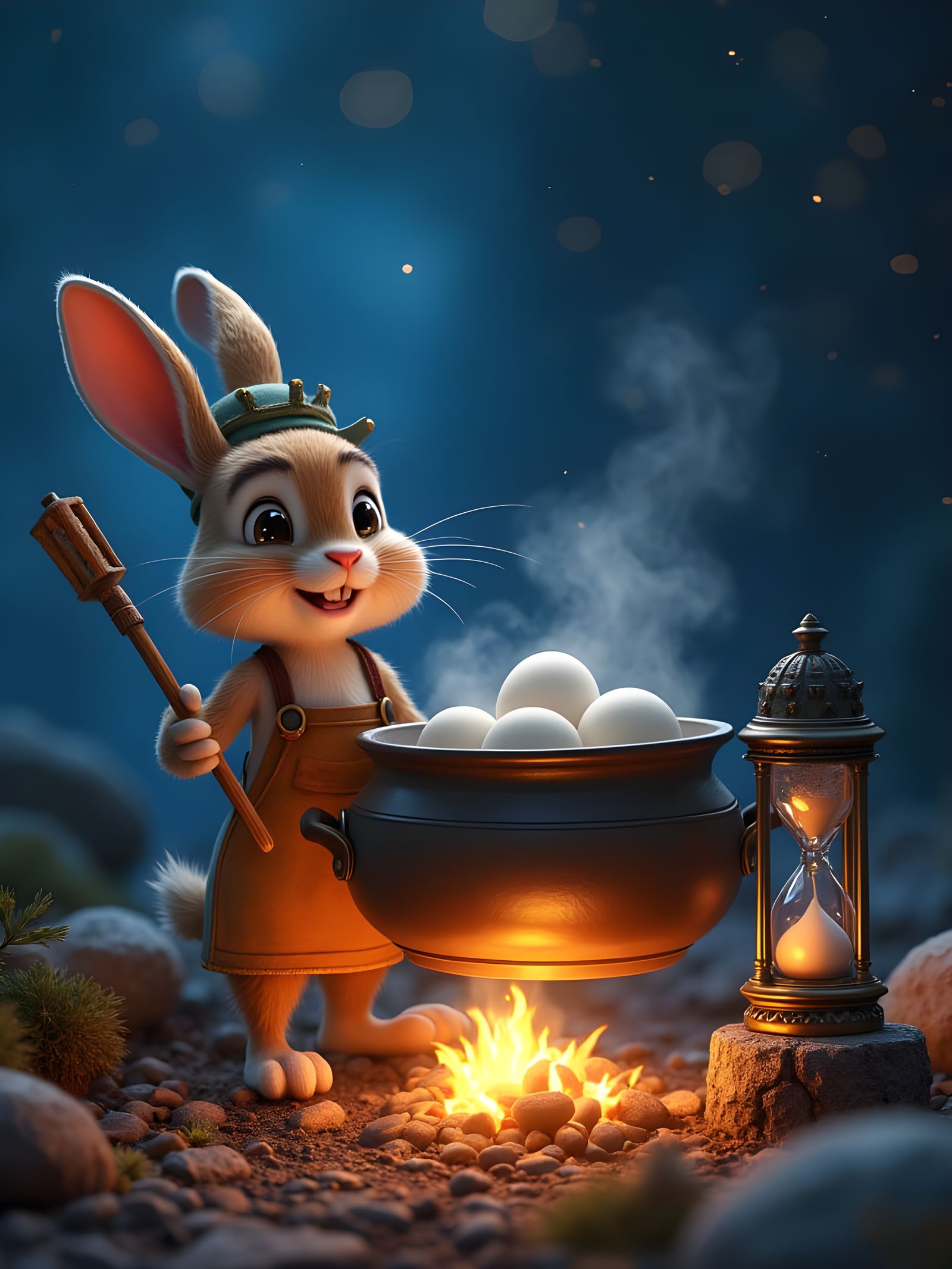 Boiling a batch for tomorrow.