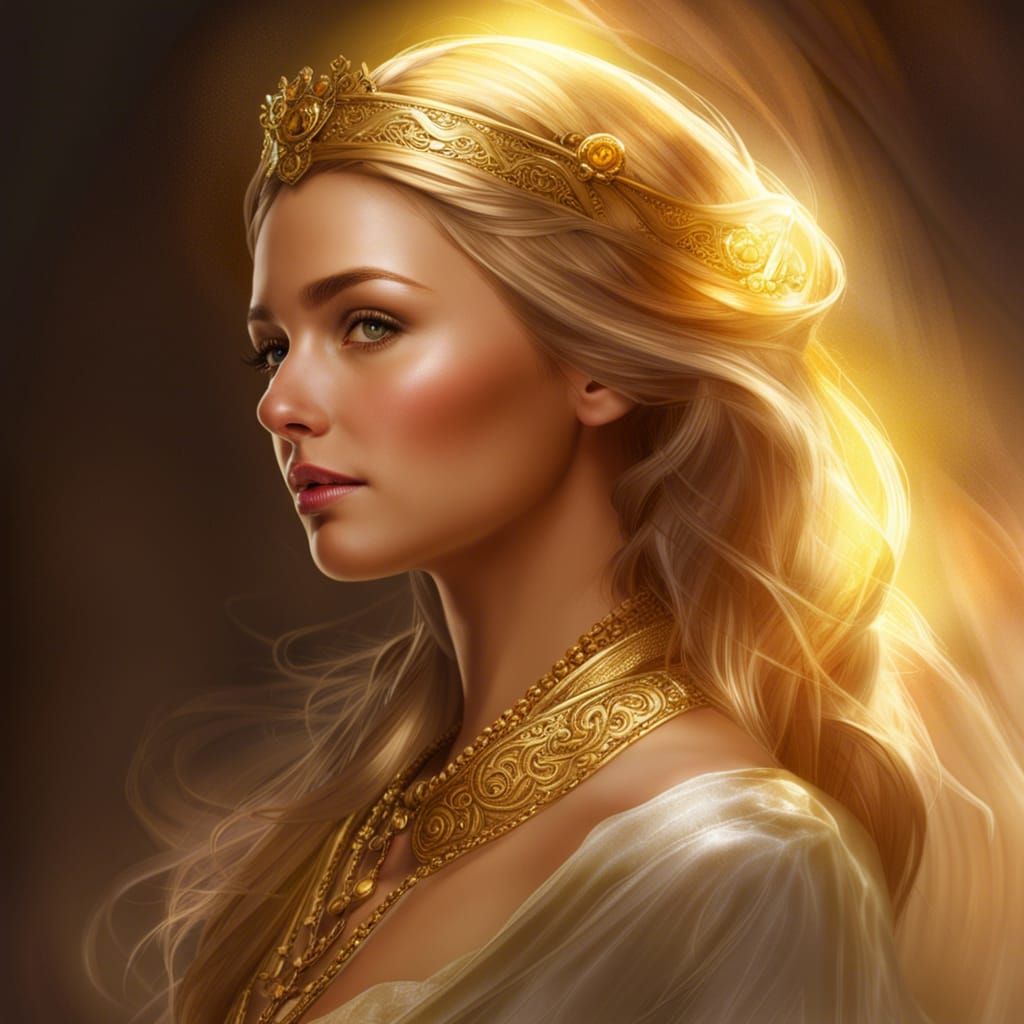 Hyperrealistic Portrait of an Irish Woman