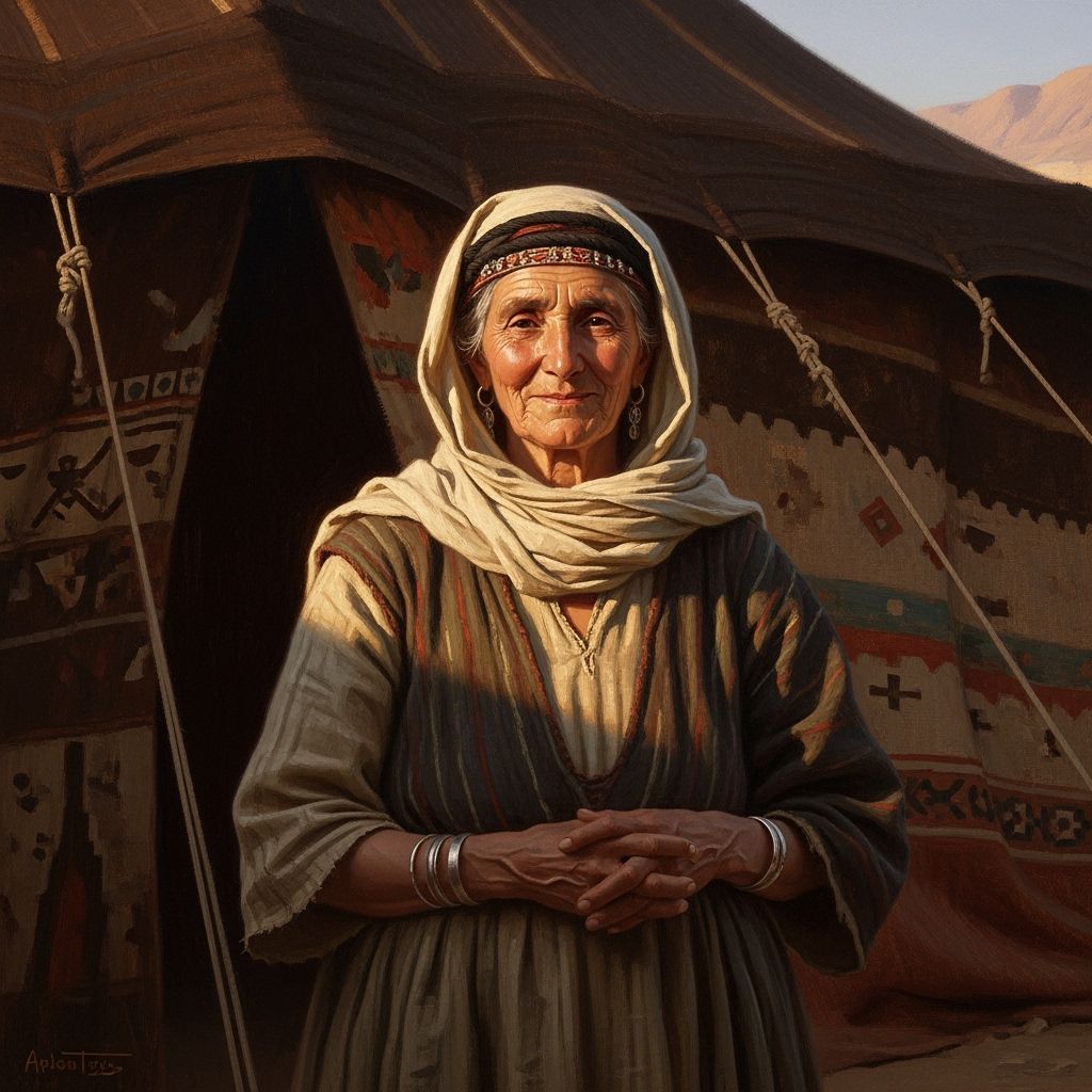 Sarah in Ancient Israel: Wise Elder Portrait