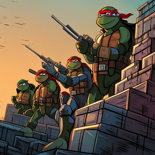 TMNT: Dark and Edgy Redesign