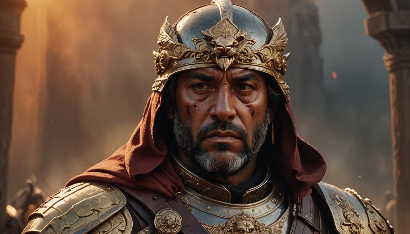 Hannibal Barca Portrait in Oil Painting Style