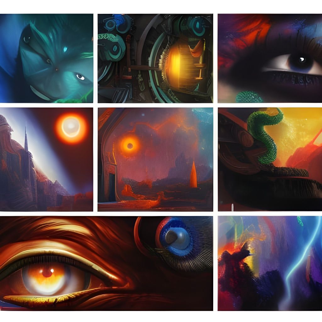 Neural Network Construction: Epic Digital Matte Painting