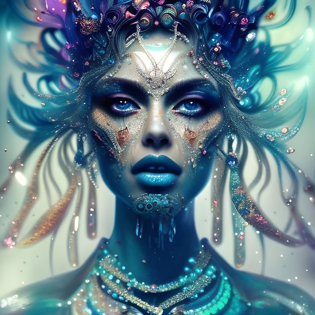 Glittering Beauty with Gems and Crystals