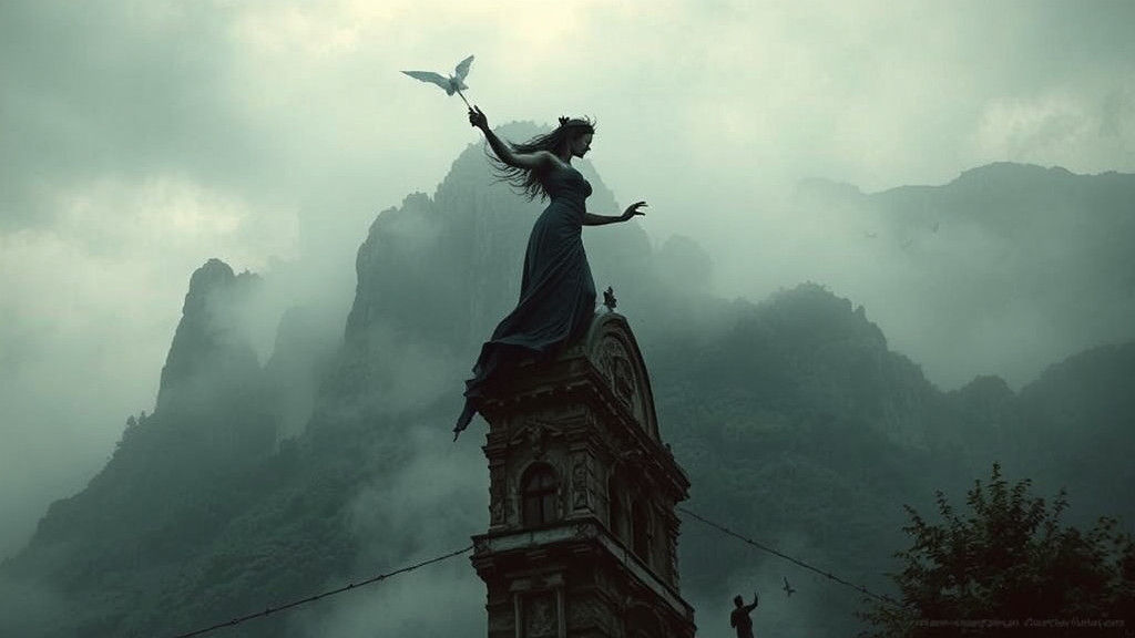 Vibrant Brazil Scene in Surrealist Symbolist Style