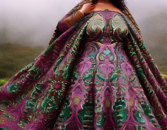 Hyperrealistic Goddess with Volumetric Lighting