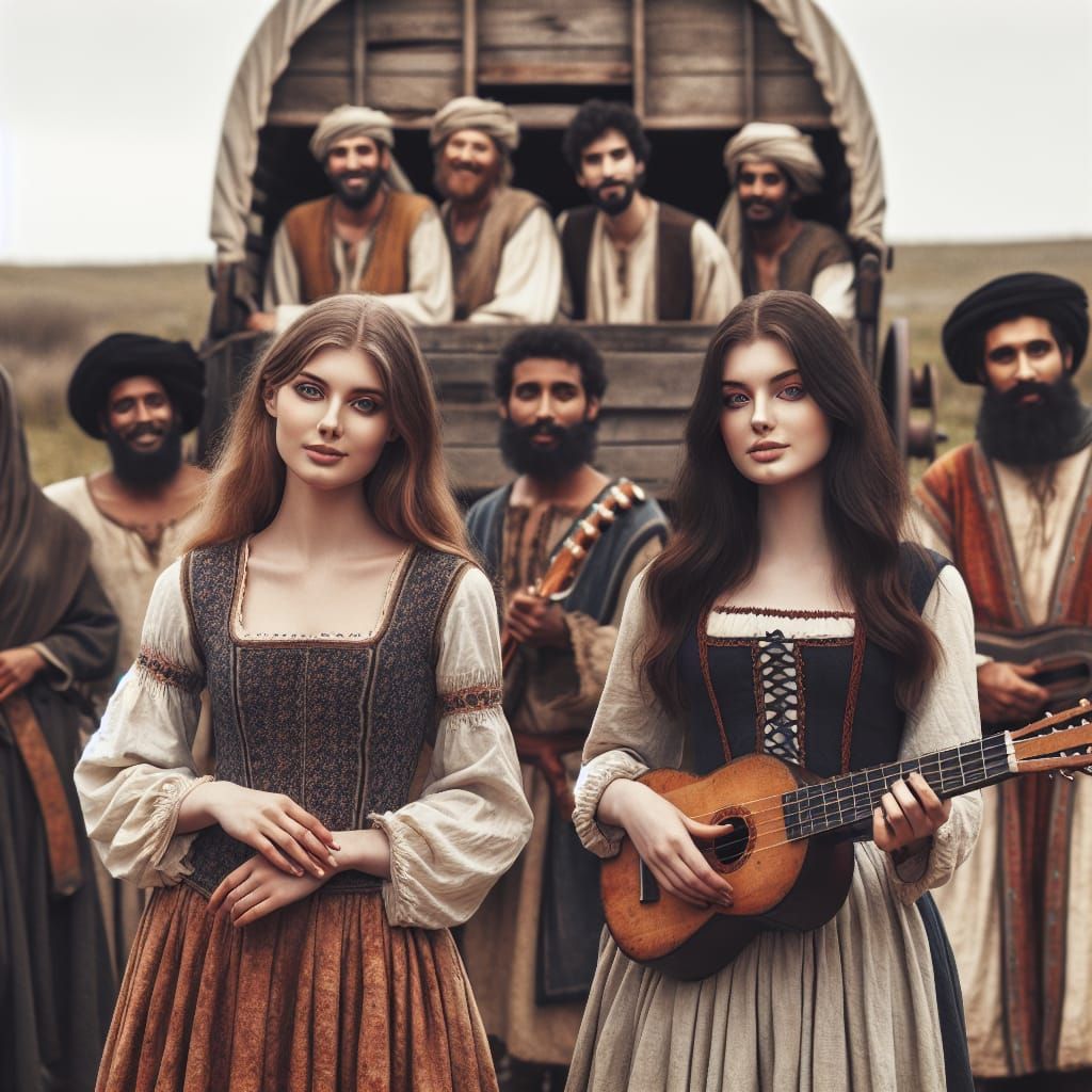 Medieval Musicians by Gypsy Wagon