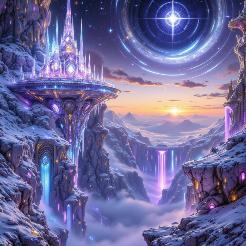 Diamond Brilliance: Metallic Abstract Design