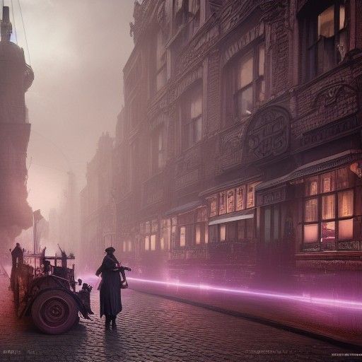Dieselpunk City Based on Victorian London