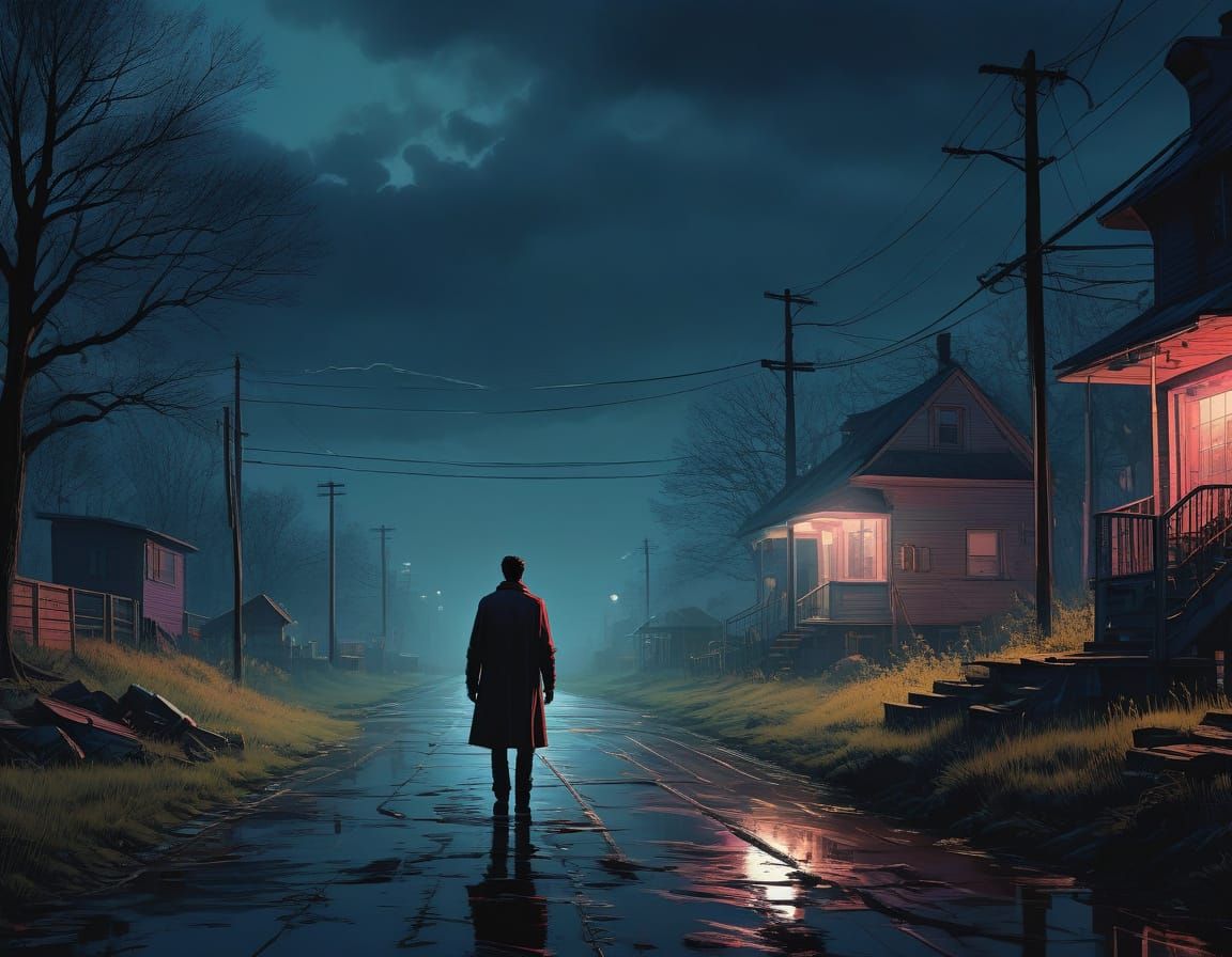 Gothic Dylan Dog in Moody Hyper-Realistic Comic Book Art