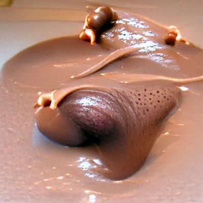 Decadent Chocolate Mousse Dessert Still Life