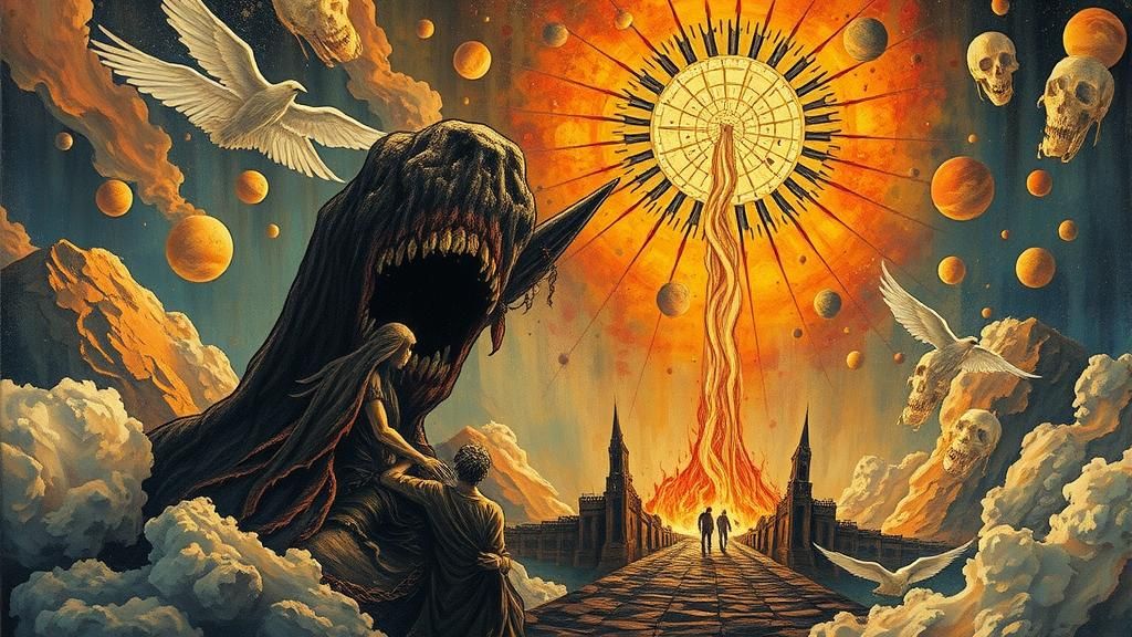 Surreal Pre-Apocalyptic Heaven in Abstract Dystopian Style