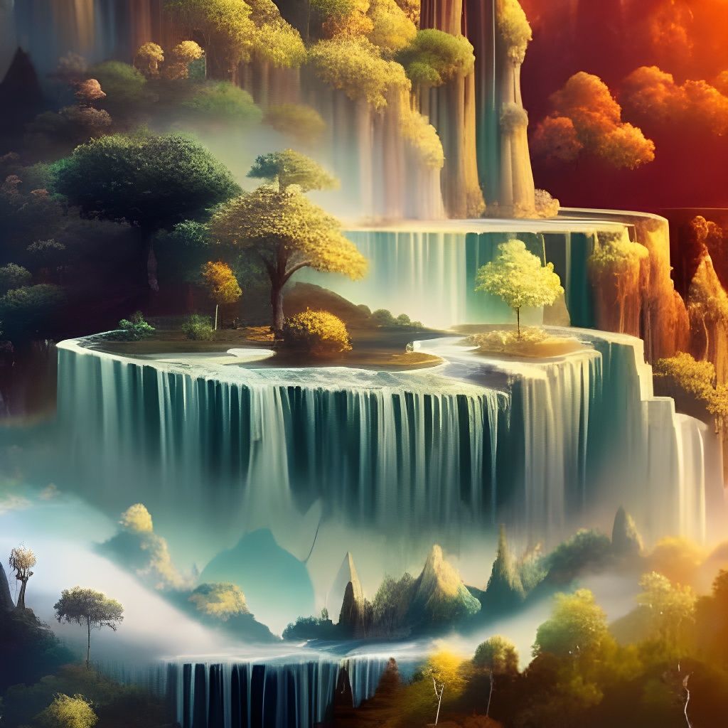 Enchanting Treehouse in a Sparkling Landscape