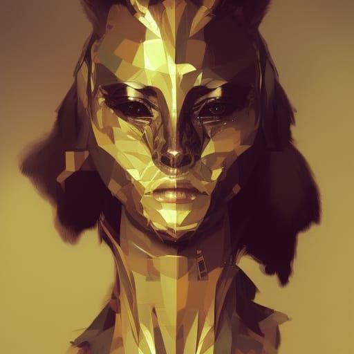 Hyperdetailed Werecoyote Portrait in Unreal Engine 5